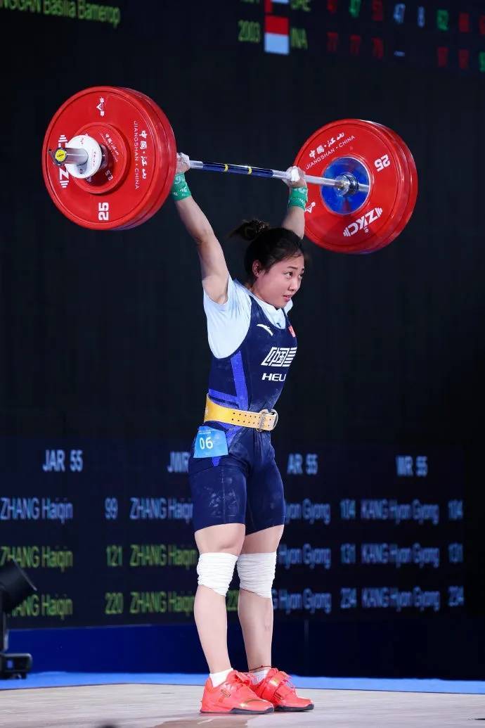 举重女子公斤级比赛，中国选手包揽冠亚军的简单介绍